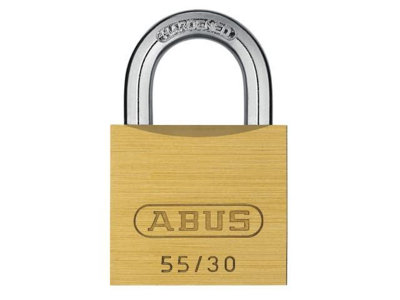 ABUS Mechanical - 55/30mm Brass Padlock Carded