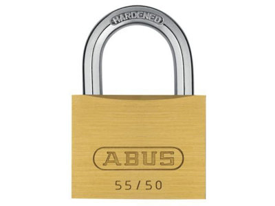 ABUS Mechanical - 55/50mm Brass Padlock Carded