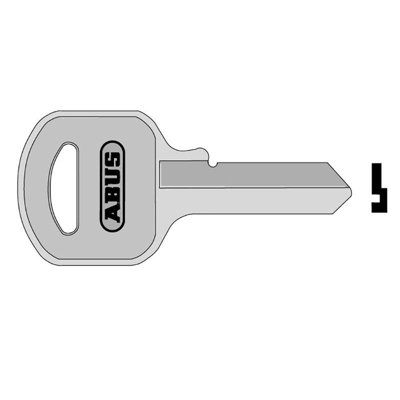 Abus Mechanical 55 Series Key Blanks Multi Colour (55/60 60mm Key Blank)