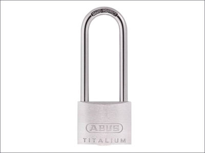 ABUS Mechanical - 64TI/40mm TITALIUM™ Padlock 63mm Long Shackle Keyed Alike KA6411