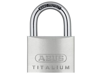 ABUS Mechanical - 64TI/60mm TITALIUM™ Padlock Carded