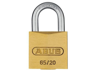 ABUS Mechanical - 65/20mm Brass Padlock Keyed Alike 6203