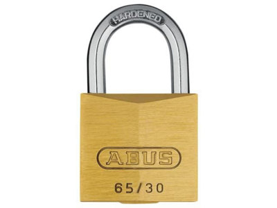 ABUS Mechanical - 65/30mm Brass Padlock Carded