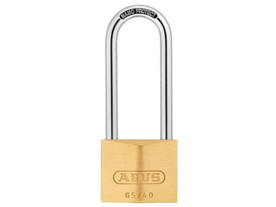 ABUS Mechanical 65/40Mm Brass Padlock 63Mm Long Shackle Keyed Alike 6404