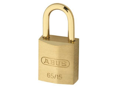 ABUS Mechanical - 65MB/30mm Solid Brass Padlock 70mm Long Shackle Carded