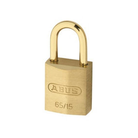 ABUS Mechanical - 65MB/30mm Solid Brass Padlock 70mm Long Shackle Carded