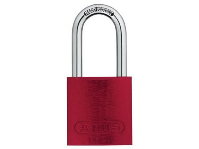 ABUS Mechanical - 72/40mm Aluminium Padlock 40mm Long Shackle Red Keyed Alike TT0216262