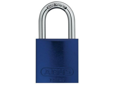 ABUS Mechanical - 72/40mm Aluminium Padlock Blue Keyed Alike TT60121