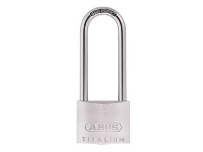 ABUS Mechanical - 80TI/40mm TITALIUM™ Padlock 63mm Long Shackle Carded