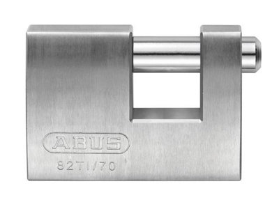 ABUS Mechanical - 82TI/70mm TITALIUM™ Shutter Padlock Carded