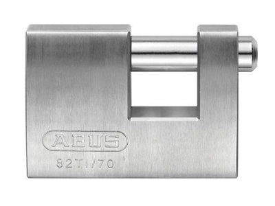 ABUS Mechanical - 82TI/70mm TITALIUM™ Shutter Padlock Keyed Alike KA8519