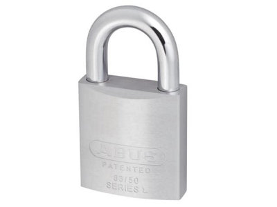 ABUS Mechanical - 83/50mm Chrome Plated Brass Padlock Carded