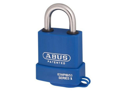 ABUS Mechanical - 83WPIB/53mm Submariner Brass Padlock Carded