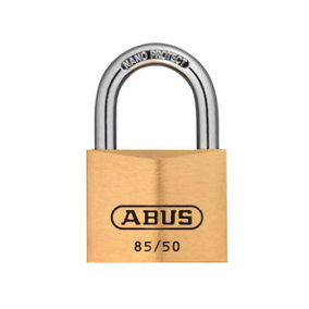 ABUS Mechanical - 85/50mm Brass Padlock Carded
