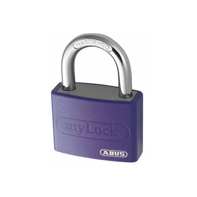 Abus Mechanical T65al Series Aluminium Coloured Padlock Multi Colour (Violet)