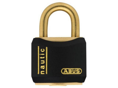 ABUS Mechanical - T84MB/20mm Black Rustproof Padlock Carded