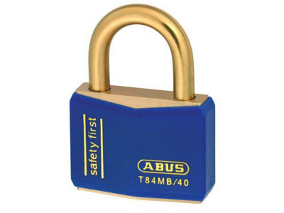 ABUS Mechanical - T84MB/40mm Blue Rustproof Padlock