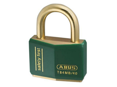 ABUS Mechanical - T84MB/40mm Green Rustproof Padlock Keyed Alike 8403