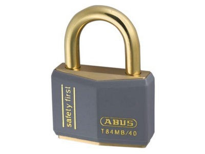 ABUS Mechanical - T84MB/40mm Grey Rustproof Padlock