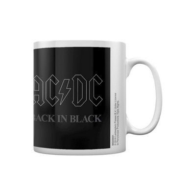 AC/DC Back In Black Mug White/Black (One Size)