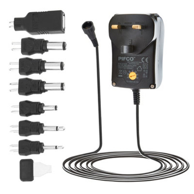 AC/DC Power Supply Multi Adaptor With USB - 1500mA