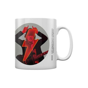 AC/DC Pwr Up Angus Young Mug White/Black/Red (One Size)