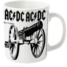 AC/DC Those About To Rock Mug White/Black (One Size)