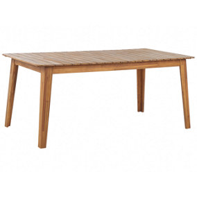 Acacia Wood Garden Dining Table 180 x 90 cm FORNELLI