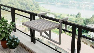 Balcony hanging on sale bar table