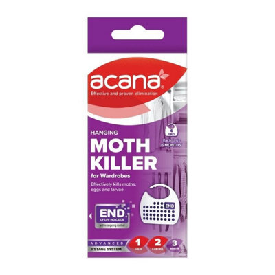 Acana Hanging Moth Killer & Freshener 4pk DIY at B&Q