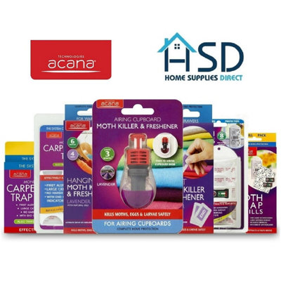 Acana Hanging Moth Killer & Freshener 4pk