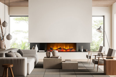 Acantha Aspire 100 Panoramic Media Wall Electric Fire