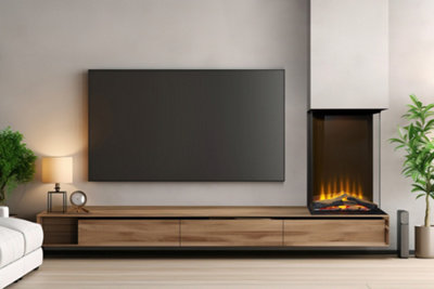 Acantha Aspire 50 Portrait Panoramic Media Wall Electric Fire