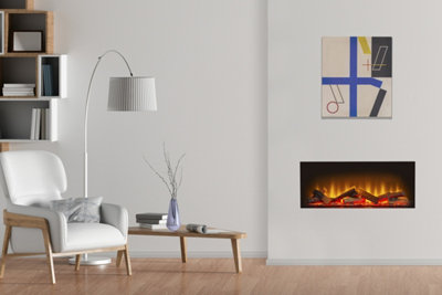 Acantha Aspire 75 Fully Inset Media Wall Electric Fire