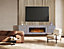 Acantha Orion Electric Floating Media Wall Suite in Concrete Effect