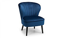 Accent Chair - Luxurious Blue Velvet