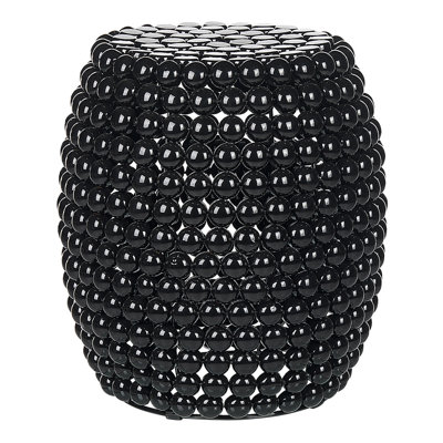 Accent Side Table Black UHANA Small