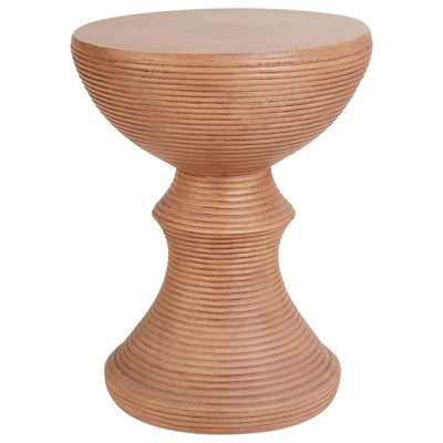 Accent Side Table Light Wood CALDARO