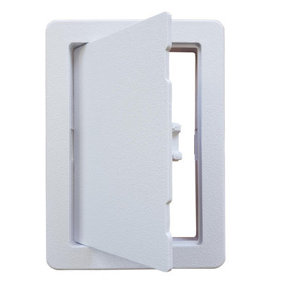 Access Panel 100 x 150mm, Inspection Door Service Revision Hatch High-Quality Plastic, White