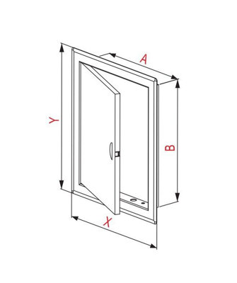 Access Panel 250mm x 400mm / 9.84" x 15.75" Wall Inspection