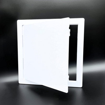 Access Panel White Plastic Inspection Detachable Door Access Hatch Conceal Wiring  4 x 6 inches (100 x 150mm) - 3