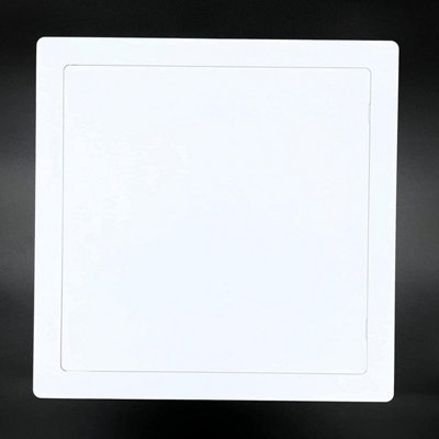 Access Panel White Plastic Inspection Detachable Door Access Hatch Conceal Wiring s 22 x 22 inches (550 x 550 mm)