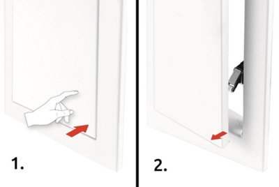 Access Panel White Steel 150x150mm Inspection Door Revision Hatch - 5