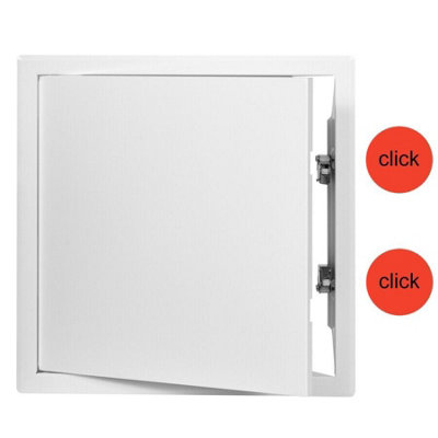 Access Panel with Concealed Damaged Metal Door with Push Lock 150mm x 150mm