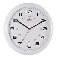 Acctim 92/301-24 Aylesbury Office Wall Clock, White