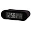 Acctim Kian Digital Alarm Clock Crescendo Alarm Date, Temperature & Humidity Display Pop Up Alarm Soot