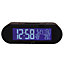Acctim Kian Digital Alarm Clock Crescendo Alarm Date, Temperature & Humidity Display Pop Up Alarm Soot