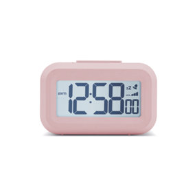 Acctim Kitto Digital Alarm Clock Superbrite Crescendo Alarm Peach Bellini