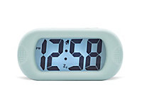 Acctim Silicone Digital Alarm Clock Smartlite Crescendo Alarm Easy Read Jumbo Display Silicone Case Pale Green