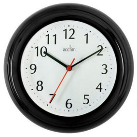 Acctim Wycombe Wall Clock Black (One Size)